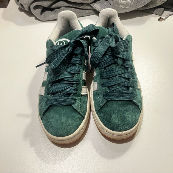 adidas Shoes - ADIDAS Campus 00s  /green suede, white 3 stripes/women size 7.5/ men size 6